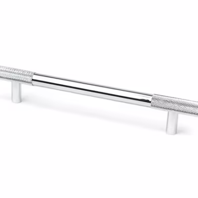 Polished Chrome Half Brompton Pull Handle - Medium