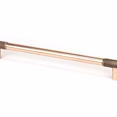 Polished Bronze Half Brompton Pull Handle - Large
