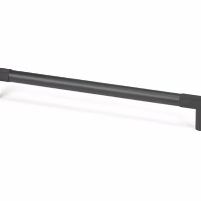 Matt Black Half Brompton Pull Handle - Large - Image 1