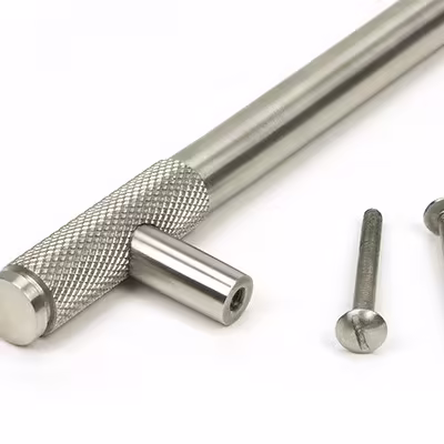 Satin SS (304) Half Brompton Pull Handle - Small - Image 3