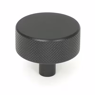 Matt Black Brompton Cabinet Knob - 38mm (No rose)
