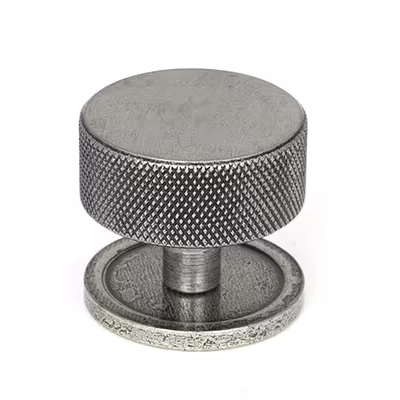 Pewter Brompton Cabinet Knob - 38mm (Plain)
