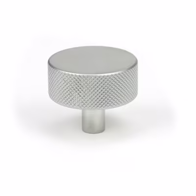 Satin Chrome Brompton Cabinet Knob - 38mm (No rose)