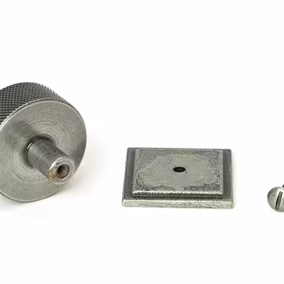Pewter Brompton Cabinet Knob - 38mm (Square) - Image 3