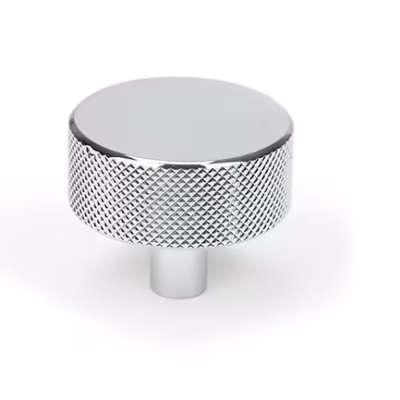 Polished Chrome Brompton Cabinet Knob - 38mm (No rose)