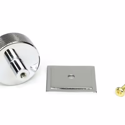 Polished Chrome Brompton Cabinet Knob - 38mm (Square) - Image 3