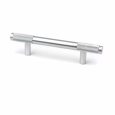 Satin Chrome Half Brompton Pull Handle - Small