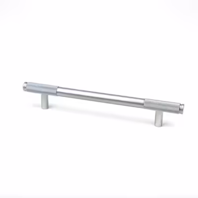 Satin Chrome Half Brompton Pull Handle - Medium