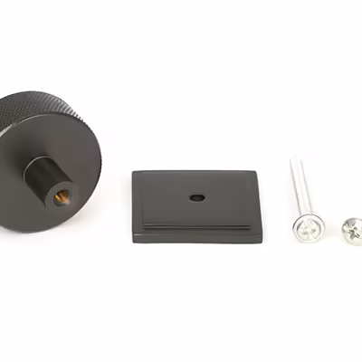 Aged Bronze Brompton Cabinet Knob - 38mm (Square) - Image 3