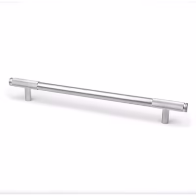 Satin Chrome Half Brompton Pull Handle - Large