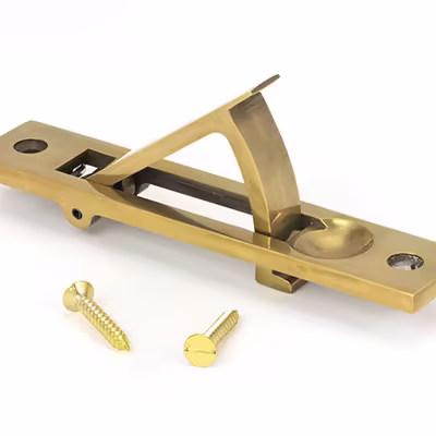 Aged Brass 125mm x 25mm Edge Pull - Image 3