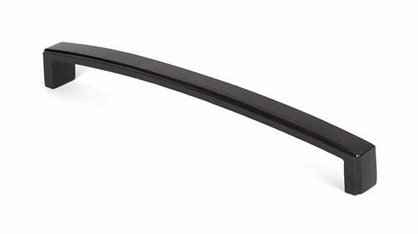 Black 9" Ribbed Pull Handle