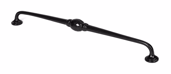 Black 13 1/2" Hammered D Handle