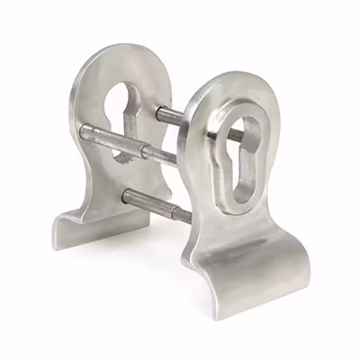 Satin Marine SS (316) 50mm Euro Door Pull (Back to Back fixings)