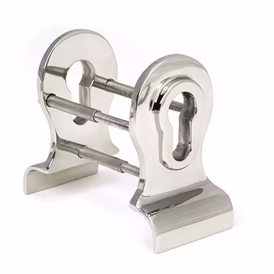 Polished Marine SS (316) 50mm Euro Door Pull (Back to Back fixings)