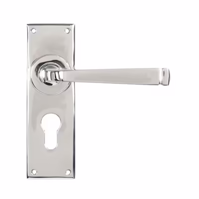 Polished Marine SS (316) Avon Lever Euro Lock Set