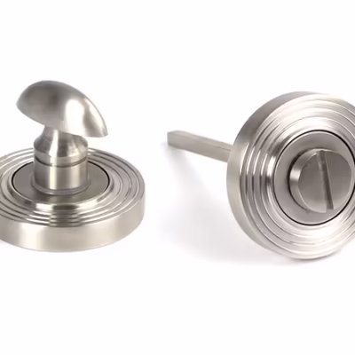 Satin Marine SS (316) Round Thumbturn Set (Beehive)