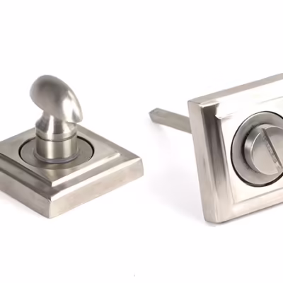 Satin Marine SS (316) Round Thumbturn Set (Square)
