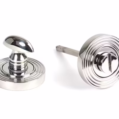 Polished Marine SS (316) Round Thumbturn Set (Beehive)