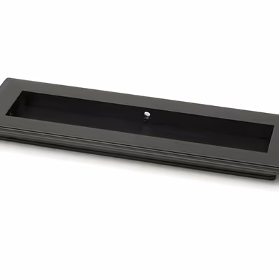 Aged Bronze 175mm Art Deco Rectangular Pull