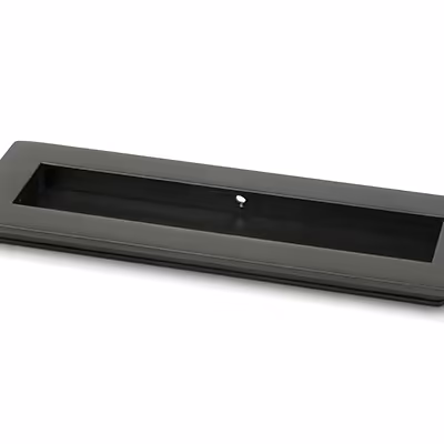 Aged Bronze 175mm Plain Rectangular Pull