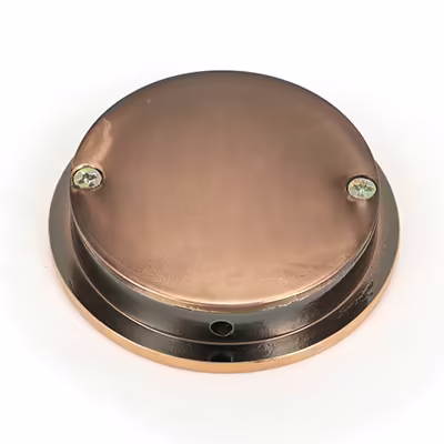 Polished Bronze 60mm Plain Round Pull - Image 2