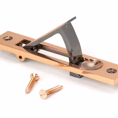 Polished Bronze 125mm x 25mm Edge Pull - Image 3