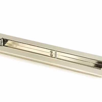 Polished Nickel 250mm Plain Rectangular Pull