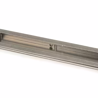 Pewter 250mm Art Deco Rectangular Pull