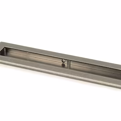 Pewter 250mm Plain Rectangular Pull