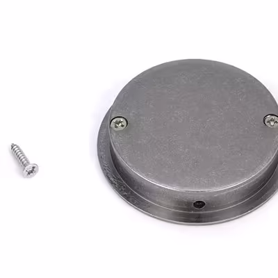 Pewter 60mm Art Deco Round Pull - Image 2