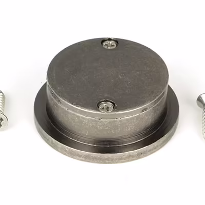 Pewter 34mm Round Finger Edge Pull - Image 2