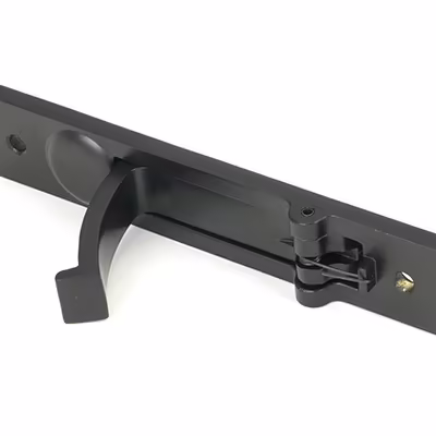 Matt Black 125mm x 25mm Edge Pull - Image 2