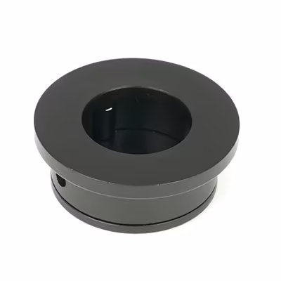 Matt Black 34mm Round Finger Edge Pull - Image 1