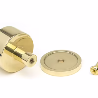 Polished Brass Kelso Cabinet Knob - 32mm (Plain) - Image 3
