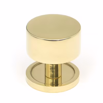 Polished Brass Kelso Cabinet Knob - 32mm (Plain)