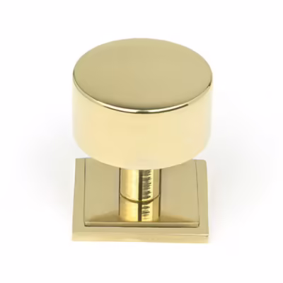 Polished Brass Kelso Cabinet Knob - 32mm (Square)