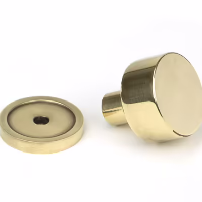 Aged Brass Kelso Cabinet Knob - 25mm (Plain) - Image 3