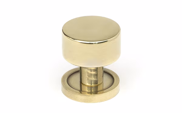Aged Brass Kelso Cabinet Knob - 25mm (Plain)