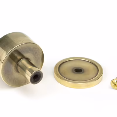 Aged Brass Kelso Cabinet Knob - 32mm (Plain) - Image 3