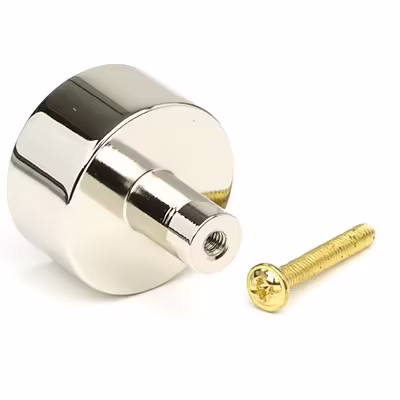 Polished Nickel Kelso Cabinet Knob - 32mm (No Rose) - Image 3