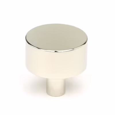 Polished Nickel Kelso Cabinet Knob - 32mm (No Rose)