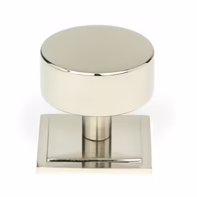 Polished Nickel Kelso Cabinet Knob - 38mm (Square)
