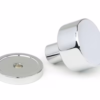 Polished Chrome Kelso Cabinet Knob - 25mm (Plain) - Image 3