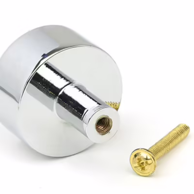 Polished Chrome Kelso Cabinet Knob - 32mm (No rose) - Image 3