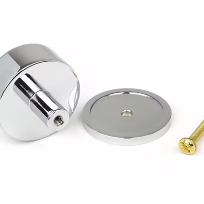 Polished Chrome Kelso Cabinet Knob - 38mm (Plain) - Image 3