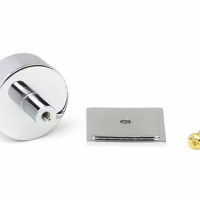 Polished Chrome Kelso Cabinet Knob - 38mm (Square) - Image 3