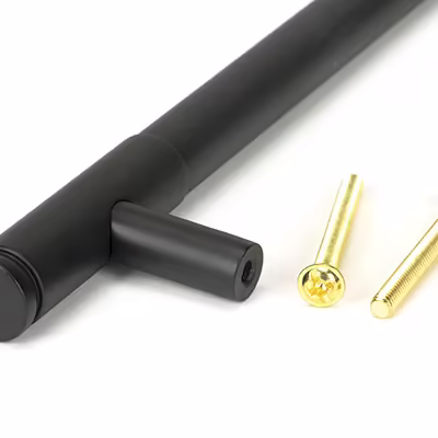 Matt Black Kelso Pull Handle - Medium - Image 3