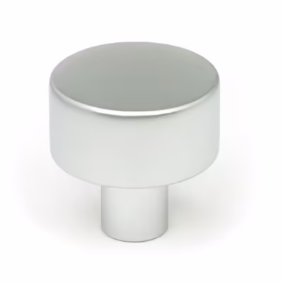 Satin Chrome Kelso Cabinet Knob - 25mm (No rose)