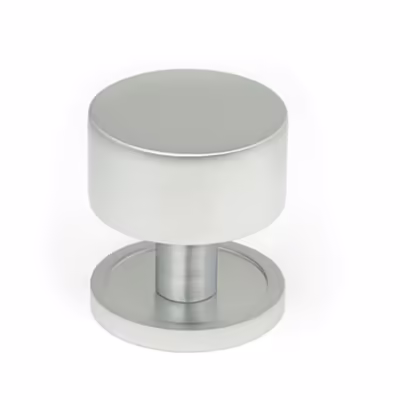 Satin Chrome Kelso Cabinet Knob - 32mm (Plain)